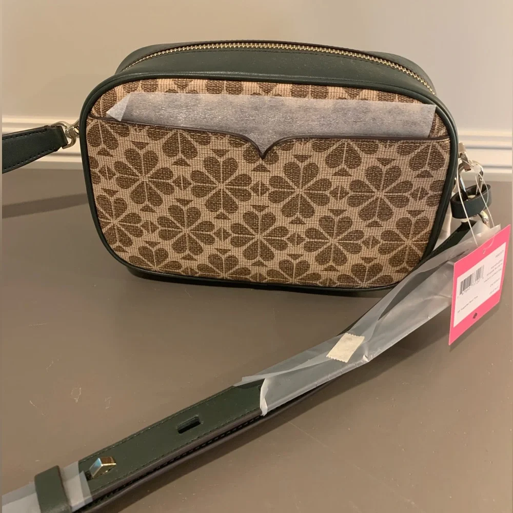 Kate Spade Spade Flower Coated Canvas Infinite Medium Size Camera Bag Crossbody
